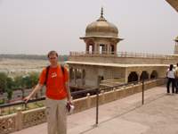 Stefan am Agra Fort