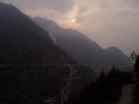 Himalaja-Sonnenuntergang